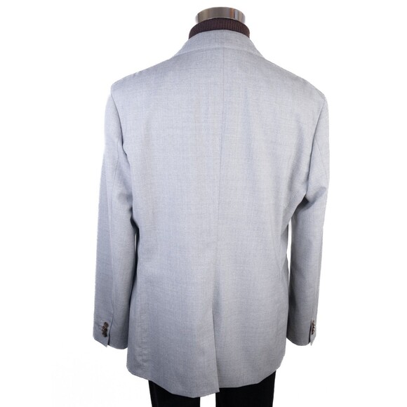 Banana Republic Vitale Barberis 21 Micron Wool 46L Sport Coat Tailored Slim EUC - Picture 8 of 15